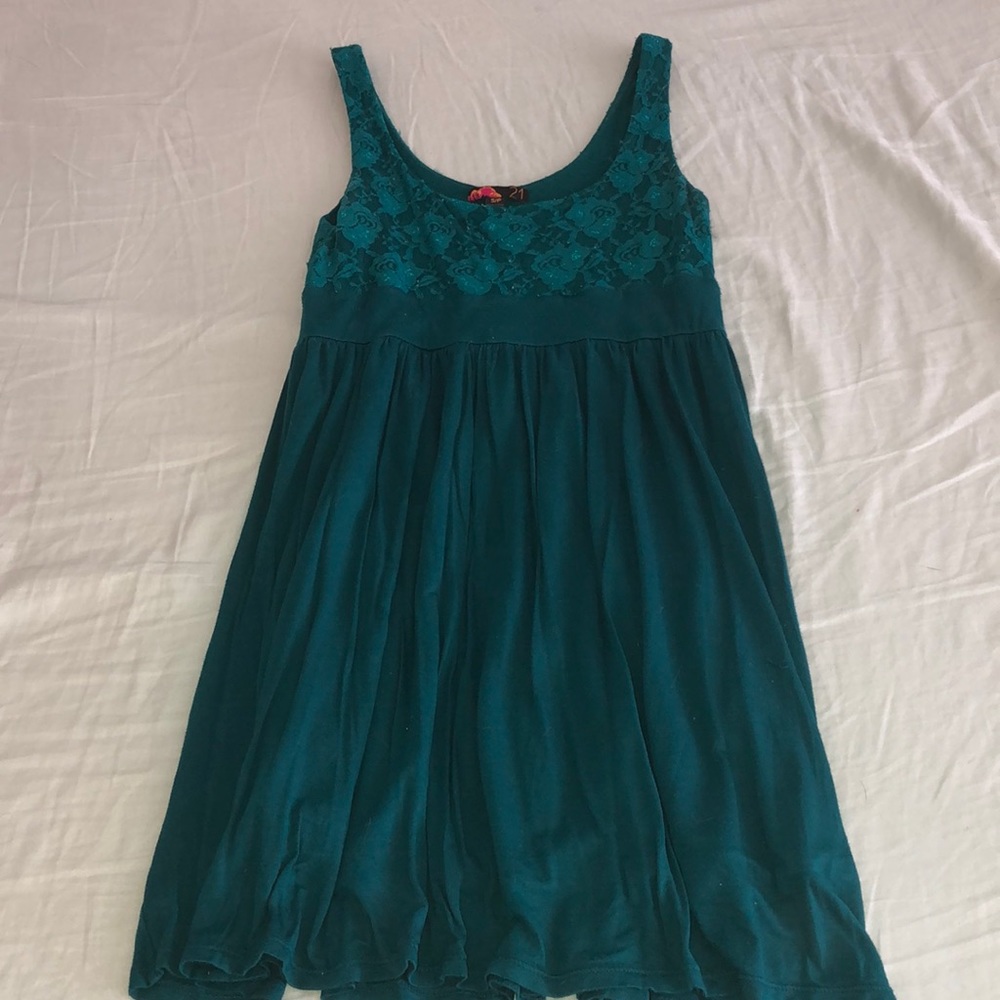 Forever 21 Teal Summer Dress